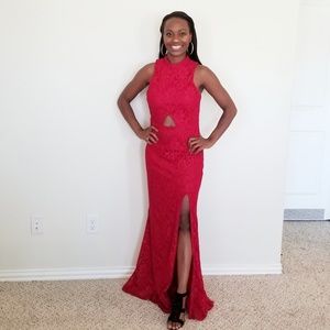 Red Unity Triangles Dress